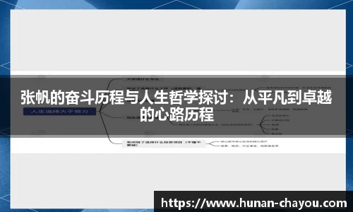 张帆的奋斗历程与人生哲学探讨：从平凡到卓越的心路历程